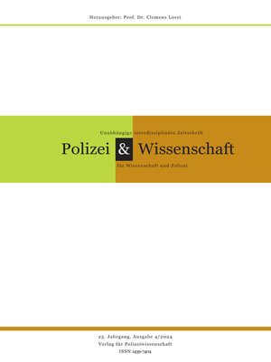 cover image of Zeitschrift Polizei & Wissenschaft